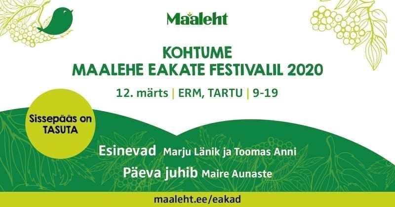 Maalehe Eakate Festival 2020